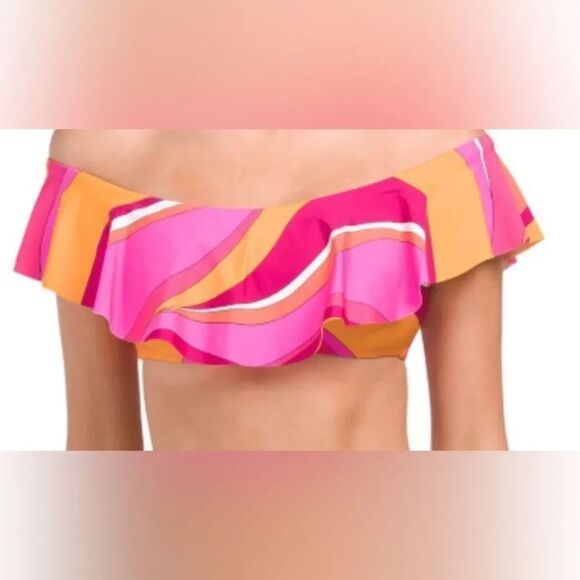 Trina Turk Other - Trina Turk VIVID VISTA OFF THE SHOULDER BANDEAU TOP